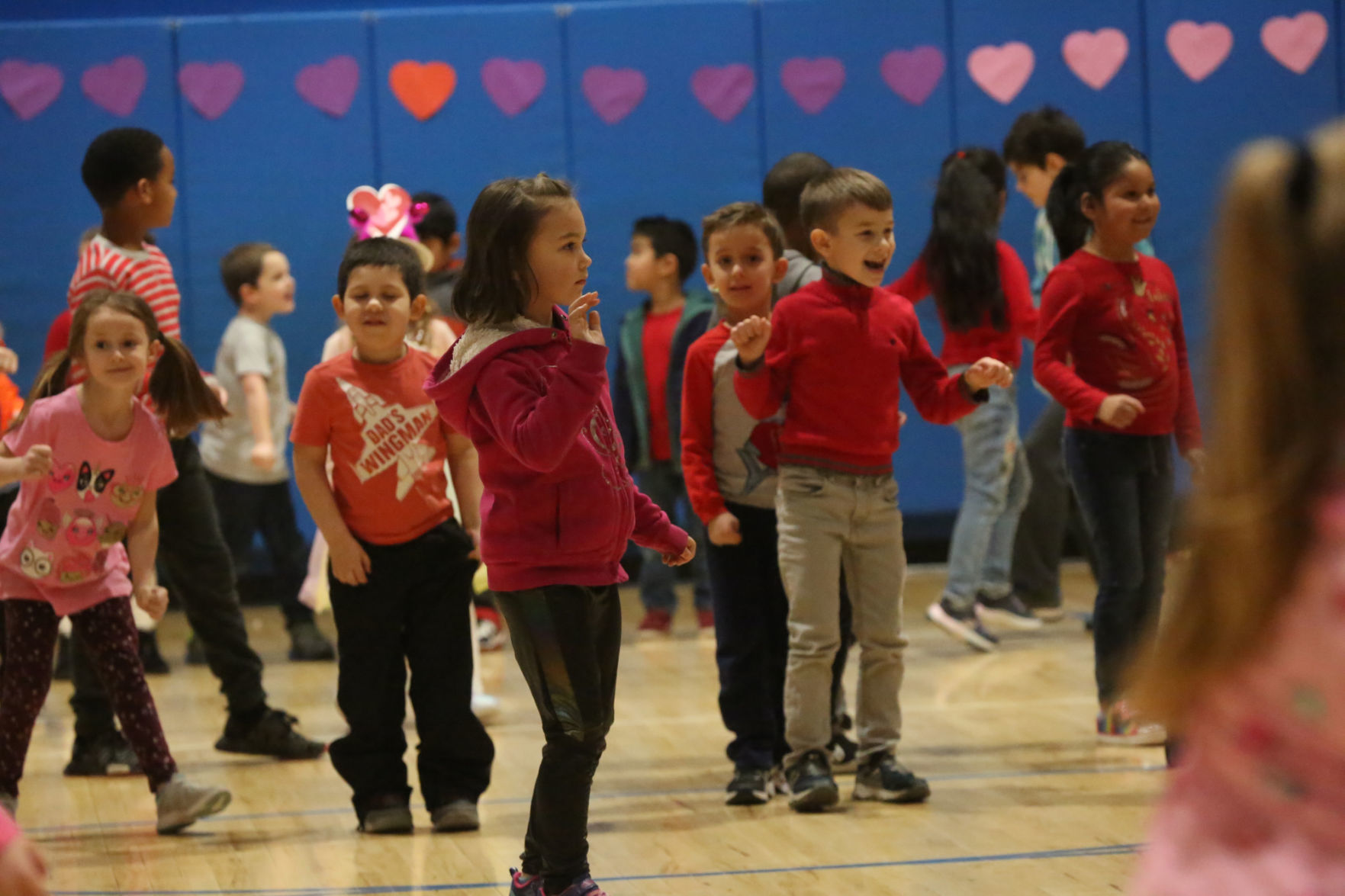 Marsh School dance and jump rope contest